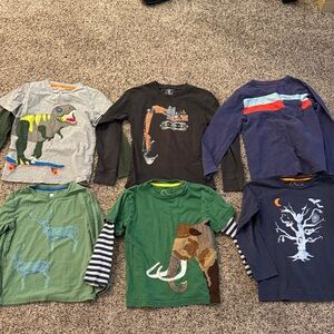Kids Graphic Long Sleeve T-Shirts Bundle